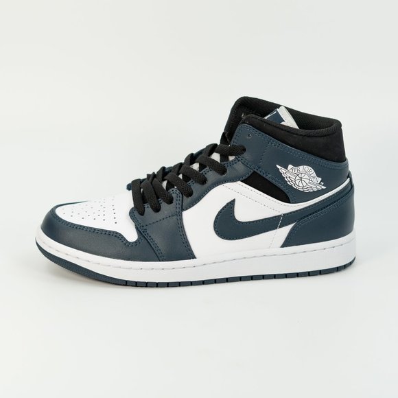 Nike Air Jordan 1 Mid 'Armory Navy' 554724-411 Navy Blue size 8 - Picture 5 of 10